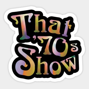 That '70s Show Logo Color Sticker